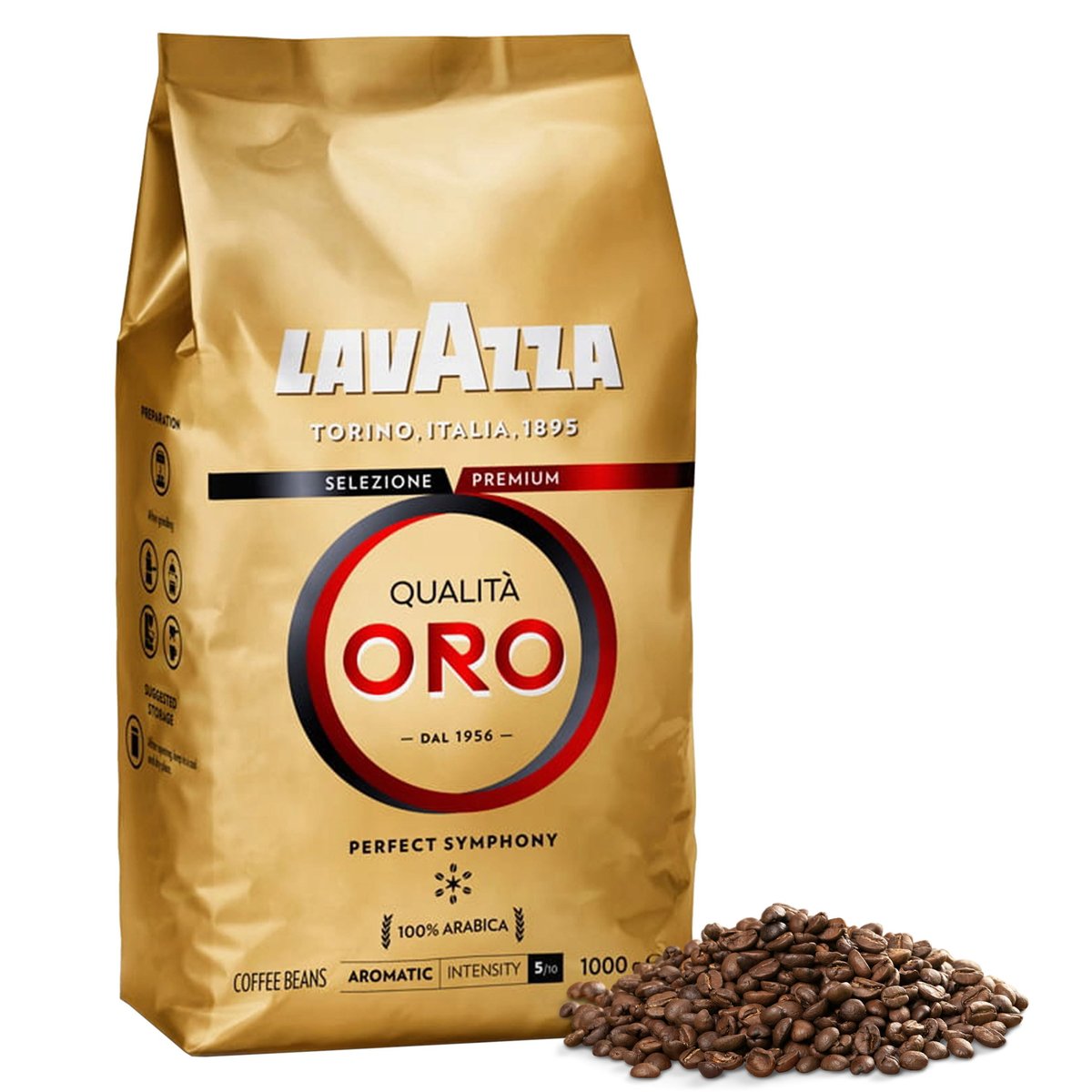 Lavazza Qualita Rossa kawa Ziarnista 1KG Włoska / Kawa Ziarnista