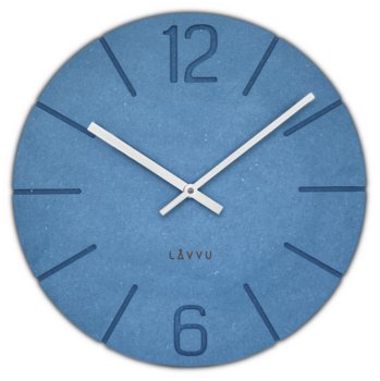 LAVVU Niebieski zegar ścienny Natur ⌀34cm - Inny producent
