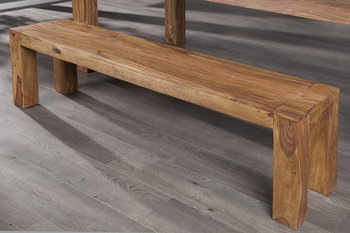 Ławka Authentic, drewno sheesham, 160x35cm (Z15520) - INTERIOR