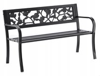 ŁAWKA OGRODOWA ŁAWECZKA PARKOWA SOLIDNA METALOWA    2927