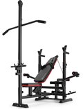 Ławka pod sztangę HS-1075 Pro z wyciągiem i modlitewnikiem - Hop-Sport