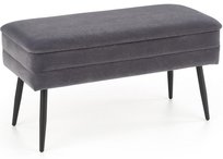 Ławka Tapicerowana Velva Popielata