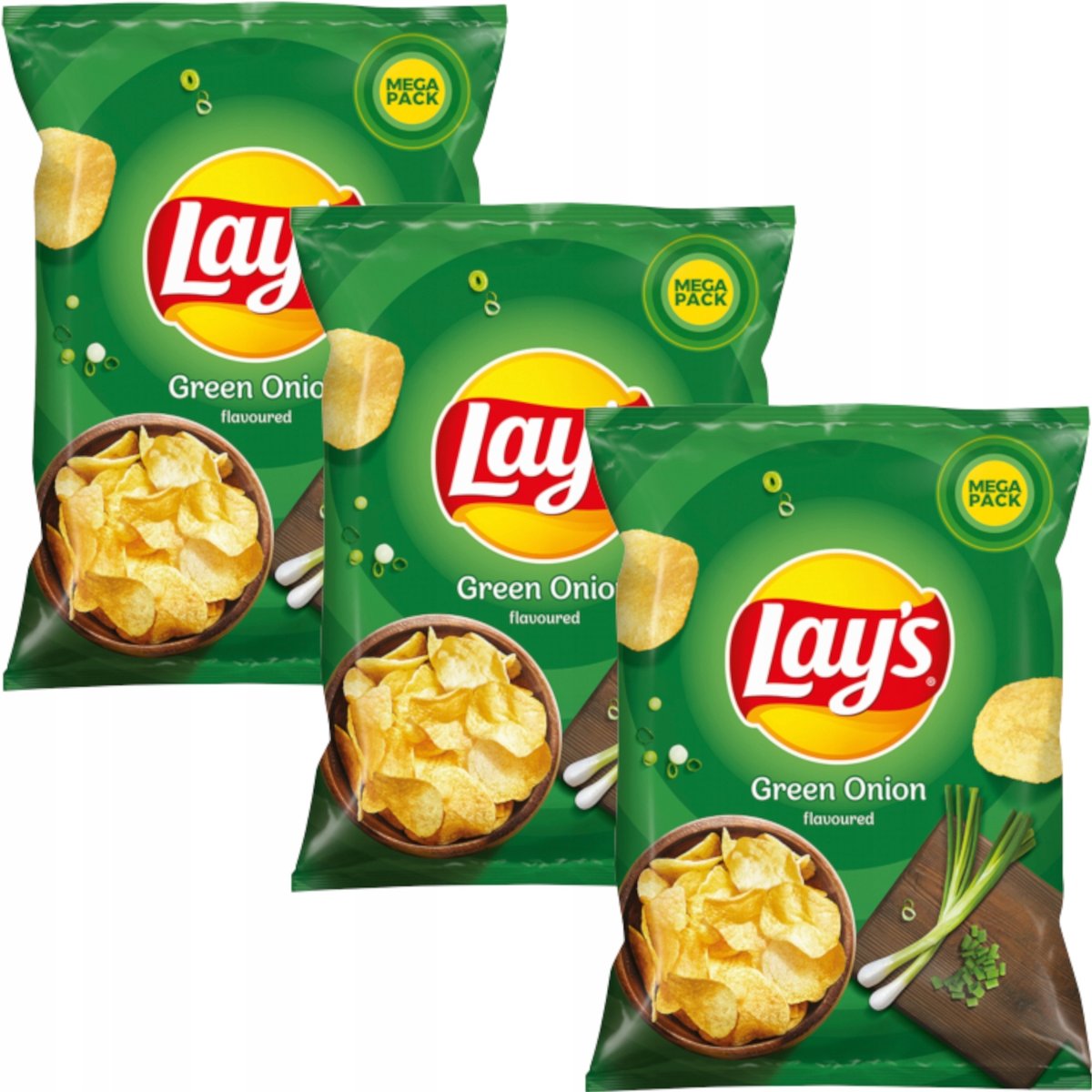 Lay's, Lays Green Onion Chipsy ziemniaczane 3x 210 g - Lay's | Sklep ...