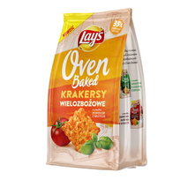Lay’s Oven Baked Krakersy wielozbożowe pomidor z bazylią 80g