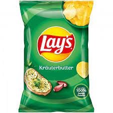 Lays chipsy Krauterbutter ziołowe masełko 150g