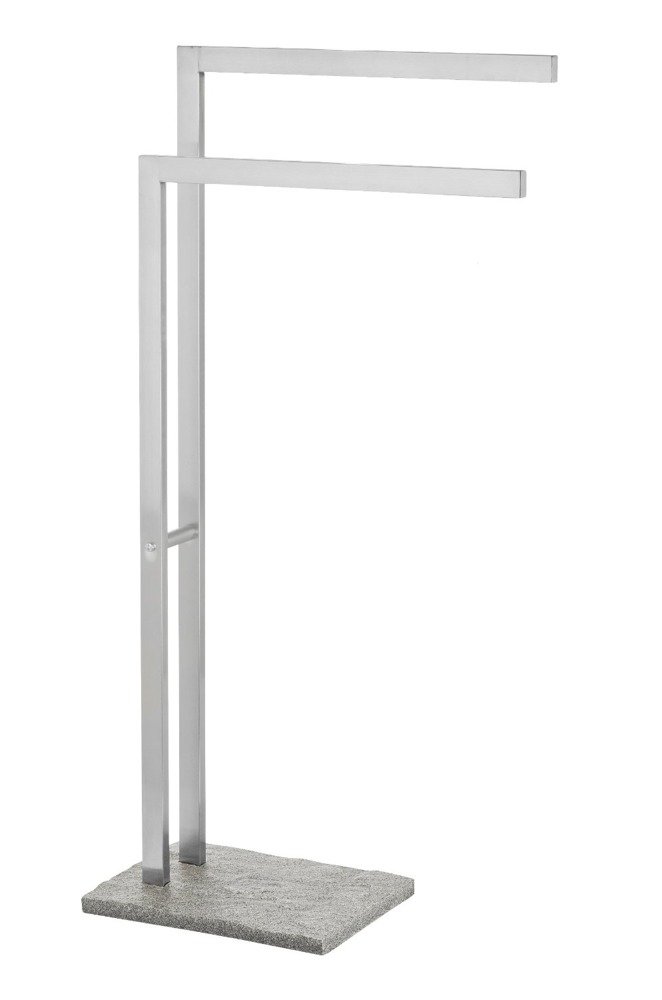 Łazienkowy stojak na ręczniki WENKO Granitte, 2 ramienny, 87 cm