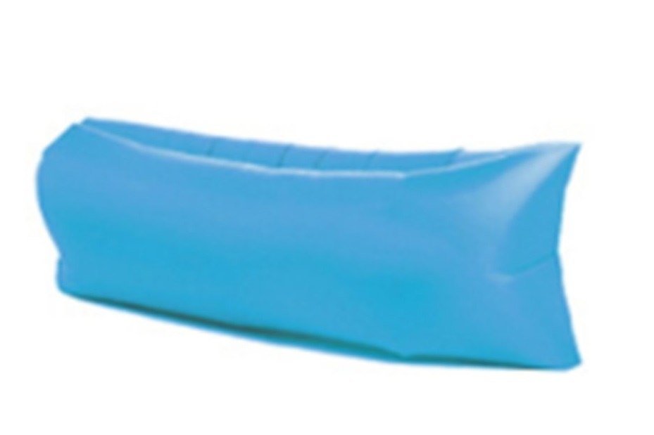 Zdjęcia - Mata turystyczna Lazy BAG SOFA łóżko leżak na powietrze błękitny 200x70cm
