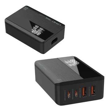LDNIO A4809C Ładowarka sieciowa GaN 100W 2x USB-C, 2x USB-A - LDNIO