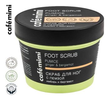 Le Cafe de Beaute Kafe Krasoty, Cafe Mimi, Scrub do stóp z pumeksem imbir i bergamotka, 110 ml - Le Cafe de Beaute Kafe Krasoty