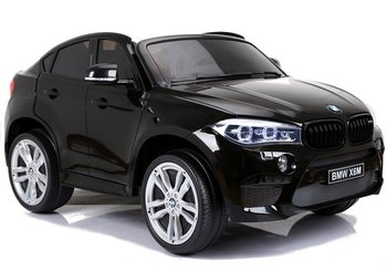 LEAN Cars, Auto Na Akumulator BMW X6M Czarne Dwuosobowy Fotel - LEAN CARS
