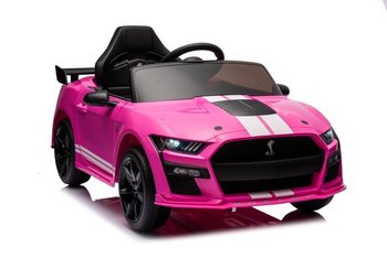 LEAN Cars, Pojazd na Akumulator Ford Mustang GT500 Shelby Różowy - LEAN CARS