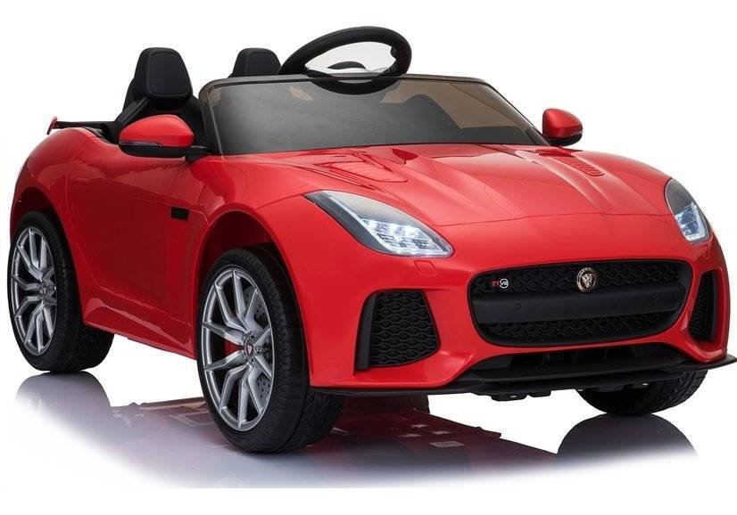 Фото - Дитячий електромобіль LEAN Toys LEAN Cars, auto na akumulator Jaguar F-Type, czerwony lakier 