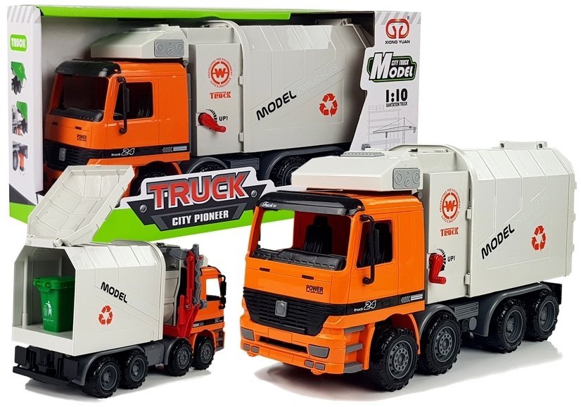 Lean Toys, auto z napędem Śmieciarka