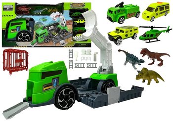 Lean Toys, ciężarówka z dinozaurami Transporter - Lean Toys