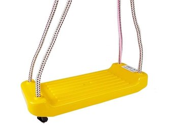 Lean Toys, huśtawka ogrodowa Deska, żółta 5252 - Lean Toys