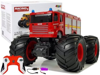 Lean Toys, Pojazd Straż Pożarna zdalnie sterowany - Lean Toys