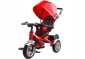 Lean Toys, rowerek trójkołowy, PRO500, czerwony - Lean Toys