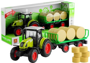 Lean Toys, traktor z przyczepką - Lean Toys