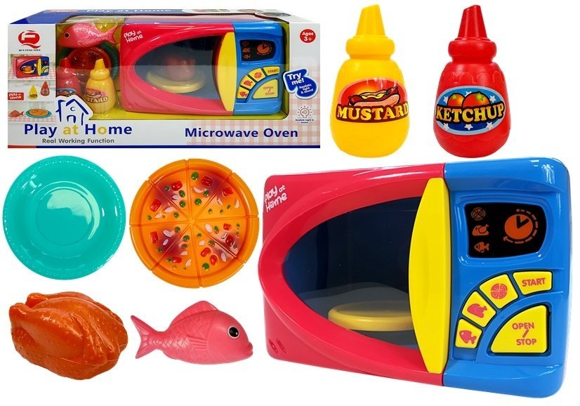 Lean Toys, zabawka edukacyjna Kuchenka Mikrofalowa