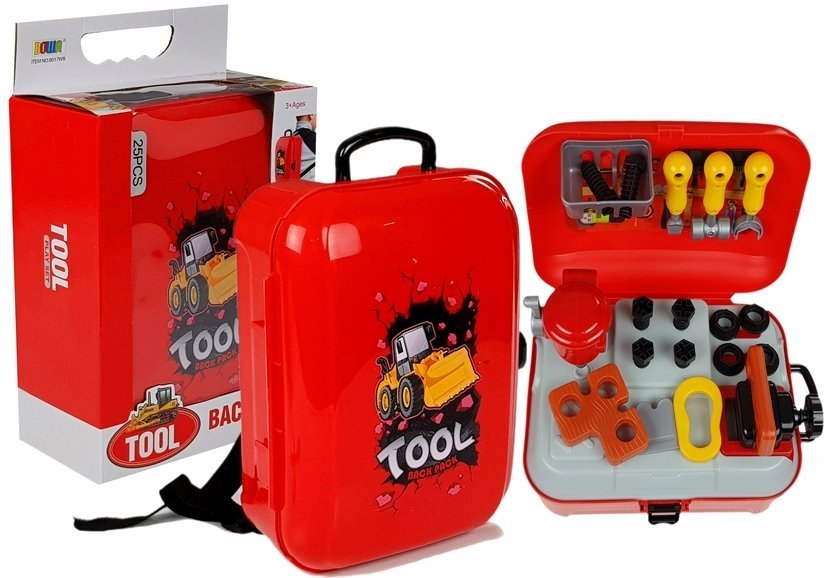 Lean Toys, zabawka edukacyjna Walizka majsterkowicza z narzędziami