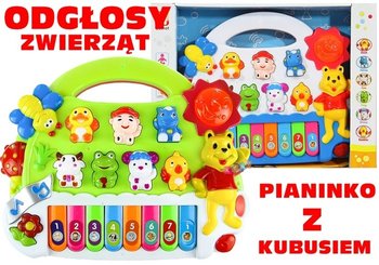 Lean Toys, zabawka interaktywna Pianinko - Odgłosy zwierząt - Lean Toys