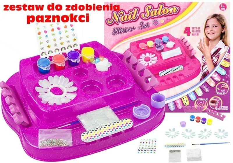 Zestaw Kreatywny Dla 7 Latki Lean Toys, zestaw kreatywny Studio Paznokci - | Sklep EMPIK.COM