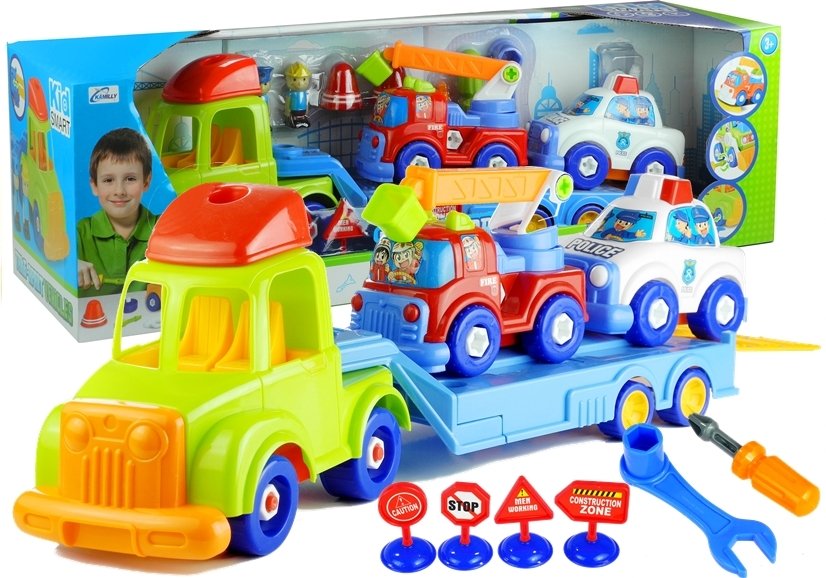 Lean Toys, zestaw pojazdów