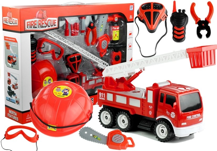 Lean Toys, zestaw strażaka