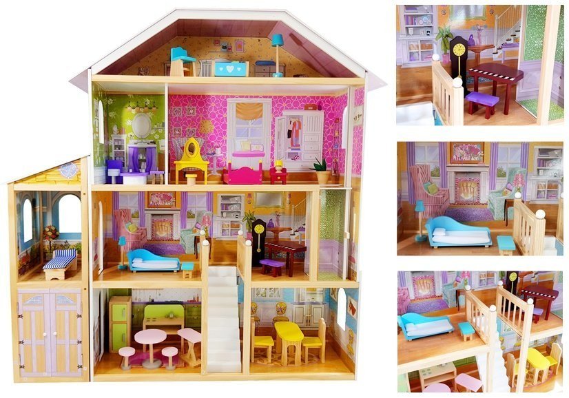 Leantoys Domek Dla Lalek Villa Daria Lean Toys Sklep Empik Com