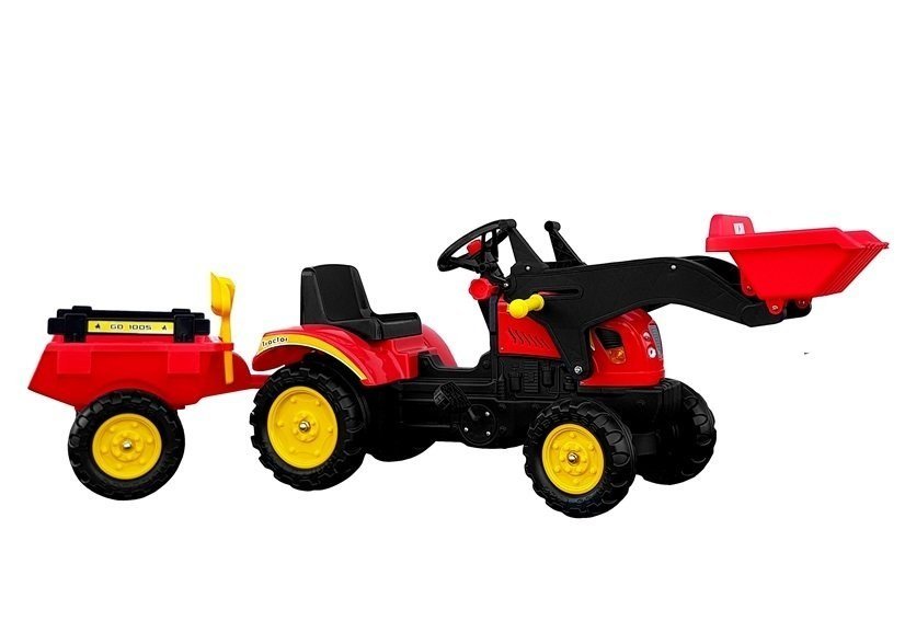 LEANToys, pojazd na pedały Traktor Herman