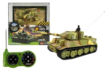 LEANToys, pojazd zdalnie sterowany Czołg R/C 35 MHz 1:72 - Lean Toys