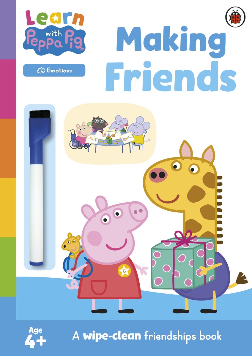 Pappa Friend Learn with Peppa: Making Friends - Opracowanie zbiorowe | Książka w Empik