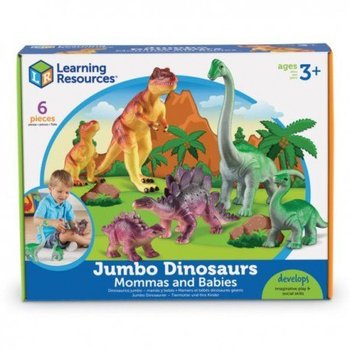 Learning Resources, Zestaw figurek kolekcjonerskich, Mamy i dzieci, Dinozaury, zestaw 6 - Learning Resources