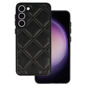 Leather 3D Case do Samsung Galaxy S23 wzór 3 czarny - Inny producent