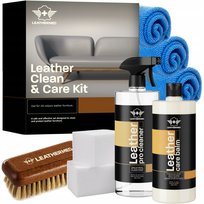 Leathermed Zestaw do czyszczenia pielęgnacji skóry mebli skórzanych 2x1L Leathermed