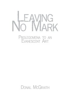 Leaving No Mark - Mcgraith Donal