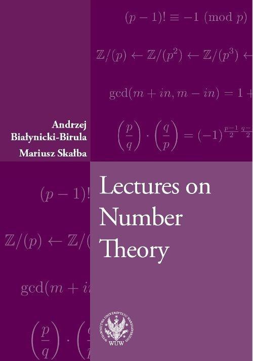 Lectures On Number Theory - Białynicki-Birula Andrzej | Ebook Sklep ...