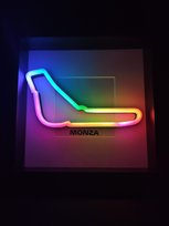 LED Track Monza Formuła 1 Ramka Tor F1, Podświetlany model toru