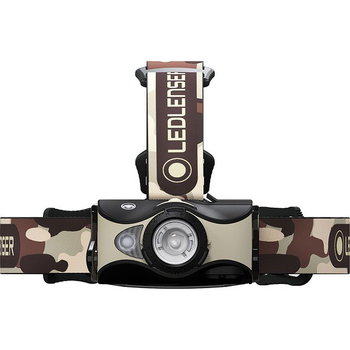 Ledlenser, Latarka czołowa, MH 8, czarno-beżowy - Ledlenser