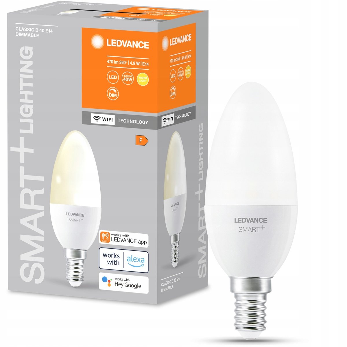 Müller Licht 401093 LED Lampe C35 4.9W 40W 220-240V E14 470lm 2700K 3er-Set