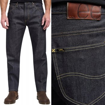 Lee 101Z Dry Proste Spodnie Jeansowe Japan Premium Bez Streczu W34 L32 - LEE