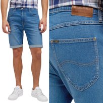 Lee 5 POCKET SHORT Sea Side KRÓTKIE SPODENKI JEANSOWE SZORTY DżINS W38 LEE