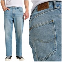 Lee ASHER LOOSE STRAIGHT Raine bardzo luźne spodnie jeansowe W32 L32 LEE