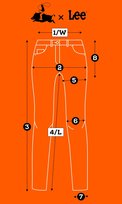 Lee BREESE BOOT bootcut Shine rozszerzane damskie spodnie jeansowe W27 L33 LEE