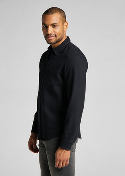 Lee Button Down Męska Koszula Jeansowa Black L880Pa01-M Tal - LEE