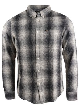 Lee Button Down Męska Koszula Materiałowa W Kratę Faded Black L880Zgkd-M - LEE