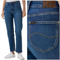 Lee Carol Mid Stream wysokie proste damskie spodnie jeansowe 7/8 W30 L31 LEE