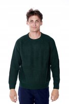 LEE CHUNKY CREW NECK BOTTLE GREEN L83KLNBB M