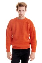 LEE CHUNKY CREW NECK SIGN ORANGE L83KLNME M