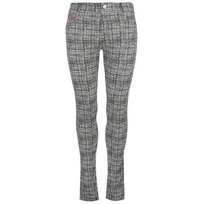Lee Cooper legginsy damskie czarno-białe AOP, Rozmiar XS